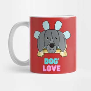 Love dog my family Mug